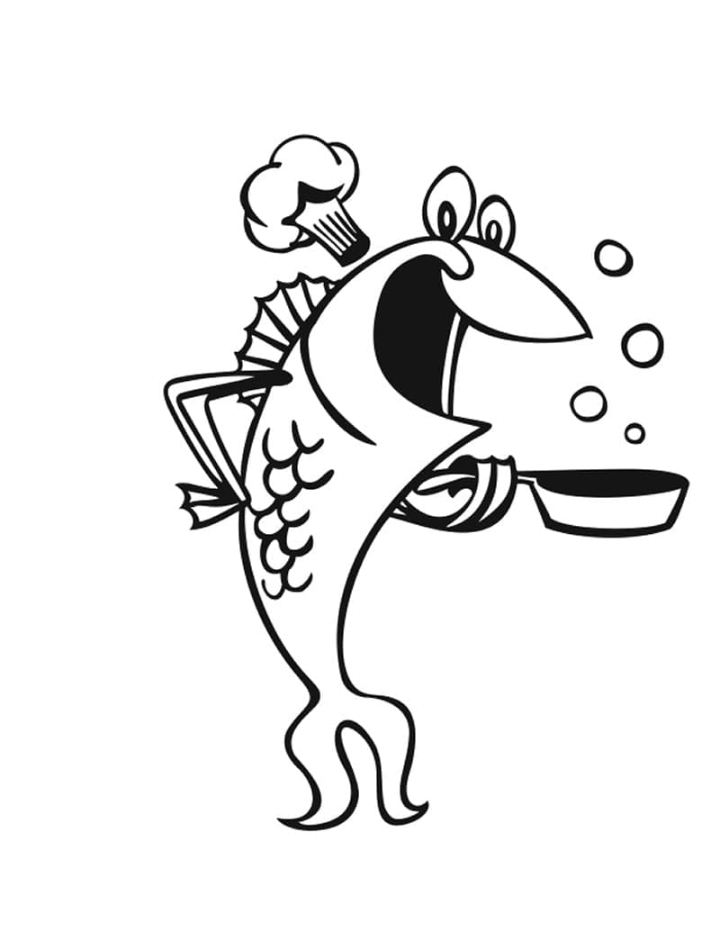 سمك الشيف تلوين