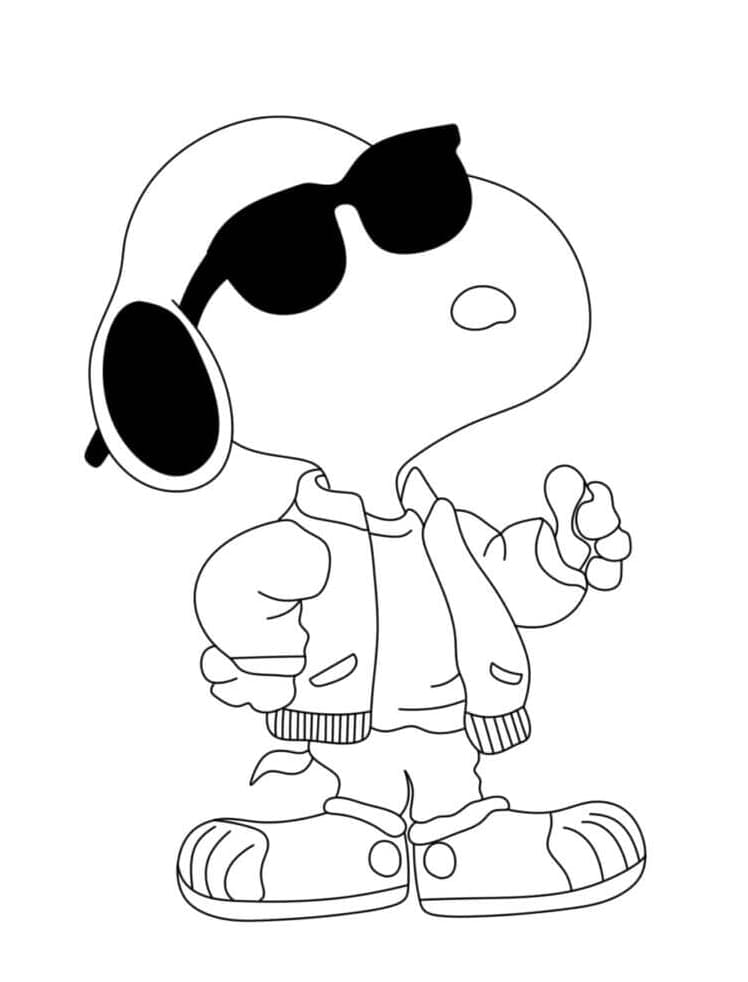 سنوبي رائع تلوين