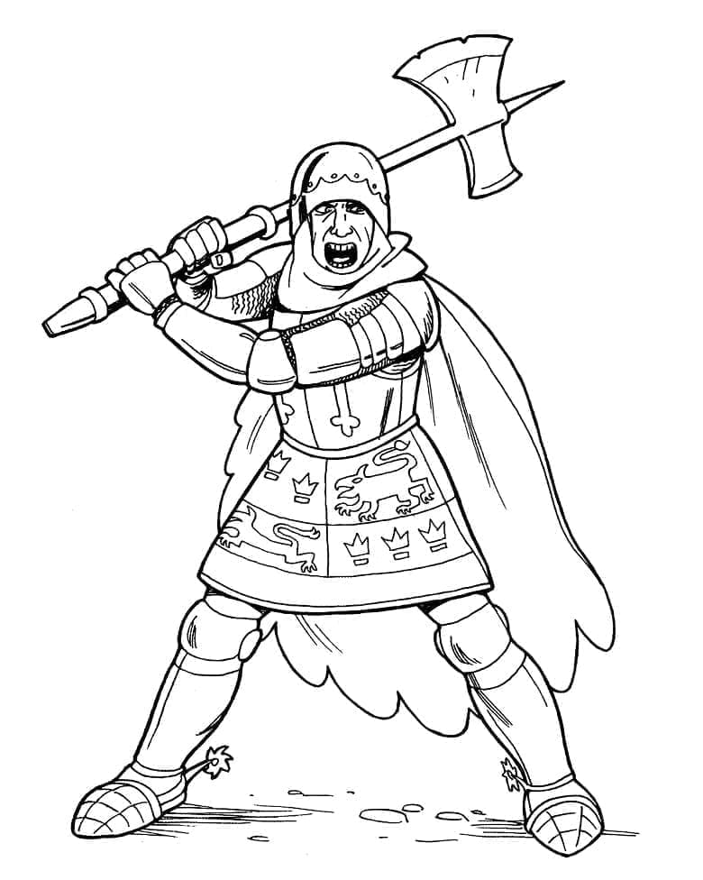 صرخات الفارس تلوين