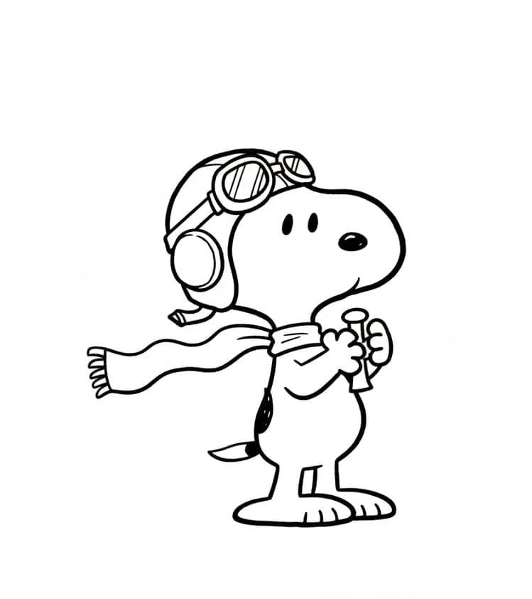 سنوبي لطيف تلوين