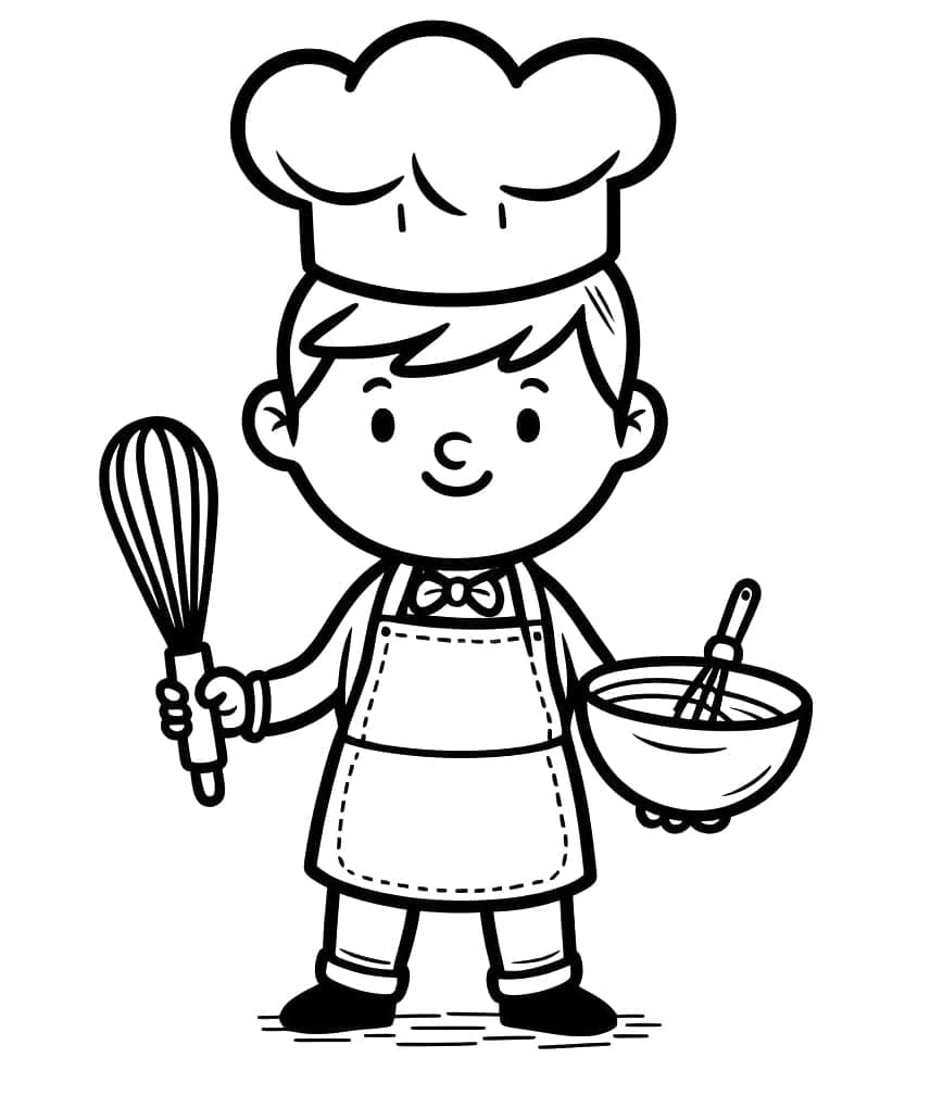 طاهٍ للأطفال تلوين