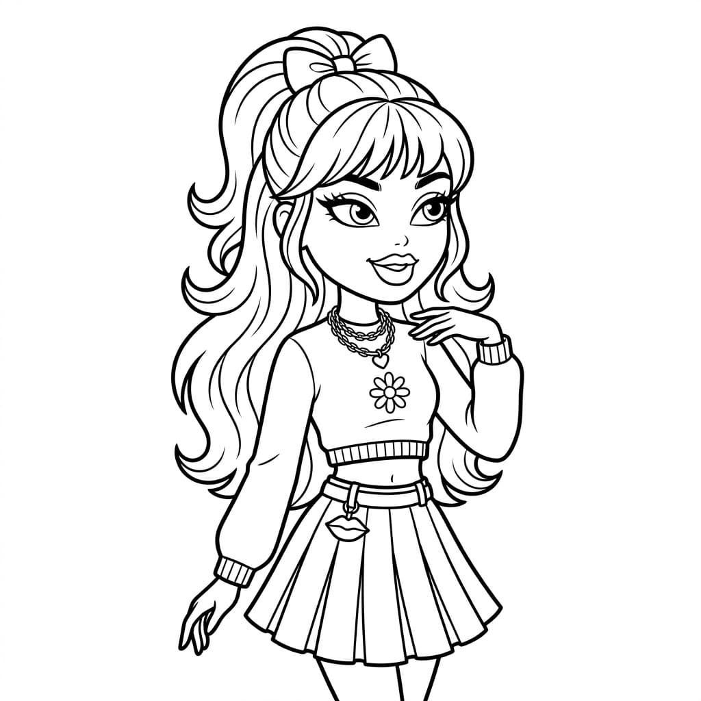 ابتسامة ناعمة تلوين