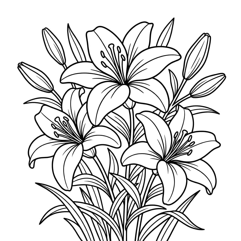 الزنبق المتعدد تلوين