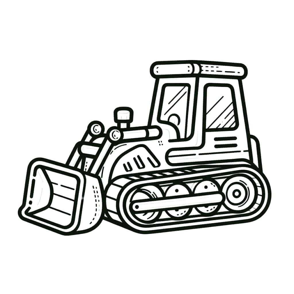 اطبع صورة جرافة مجانية للأطفال تلوين