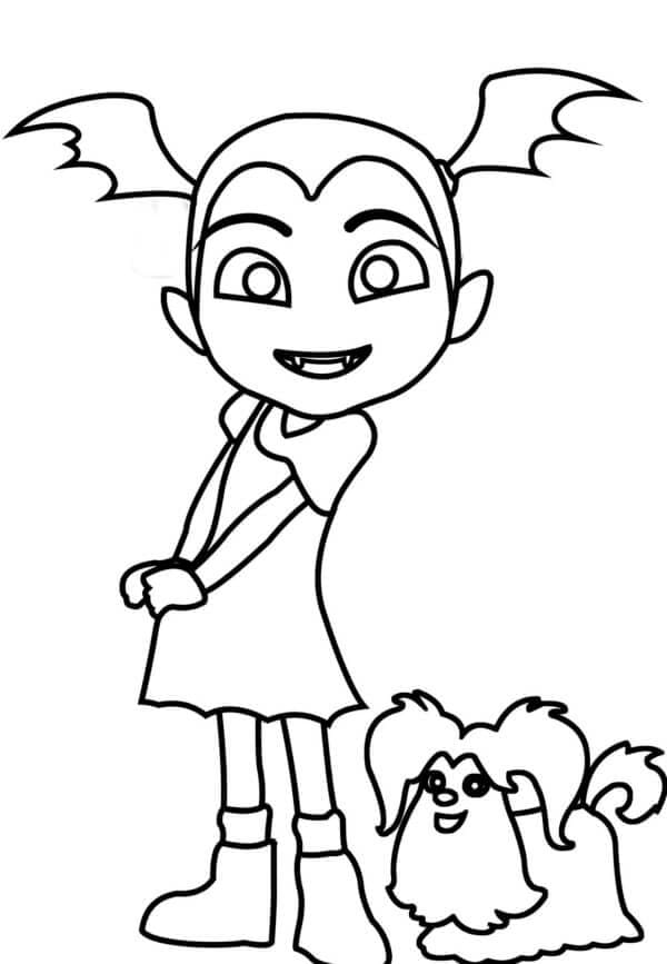 فامبيرينا والجرو تلوين