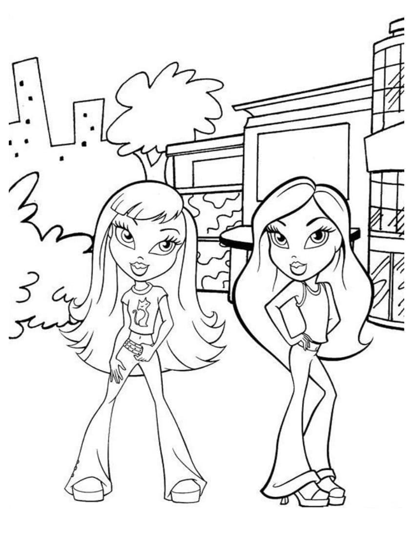 فتيات براتز الجميلات تلوين