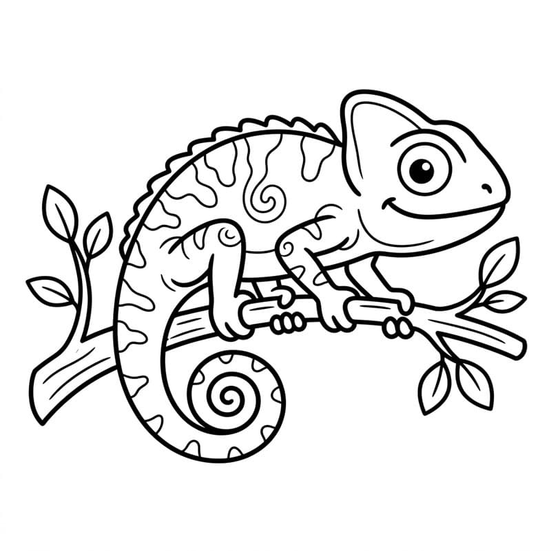 حرباء تلوين