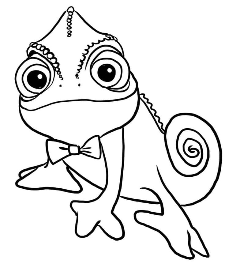 حرباء متحركة تلوين