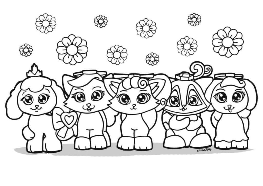 حيوانات ليغو فريندز اللطيفة تلوين