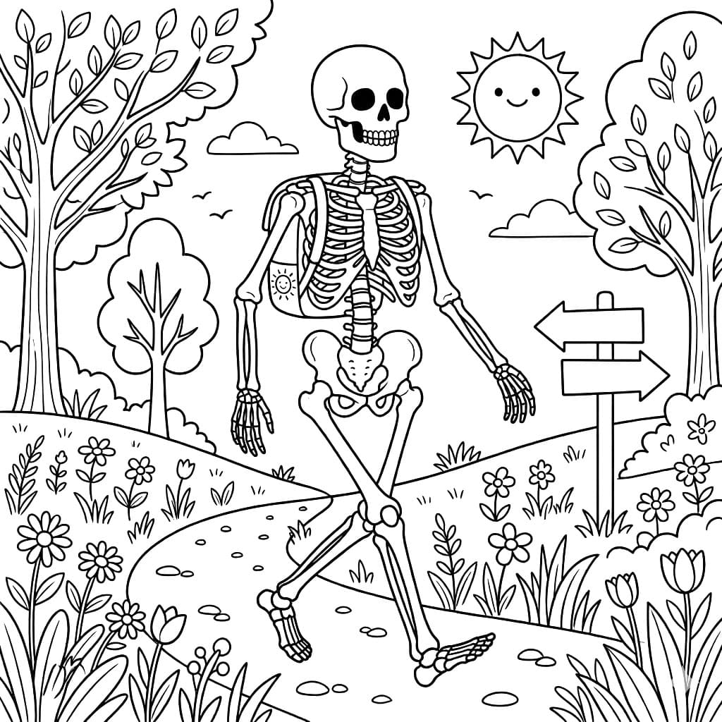 هيكل في الطبيعة تلوين