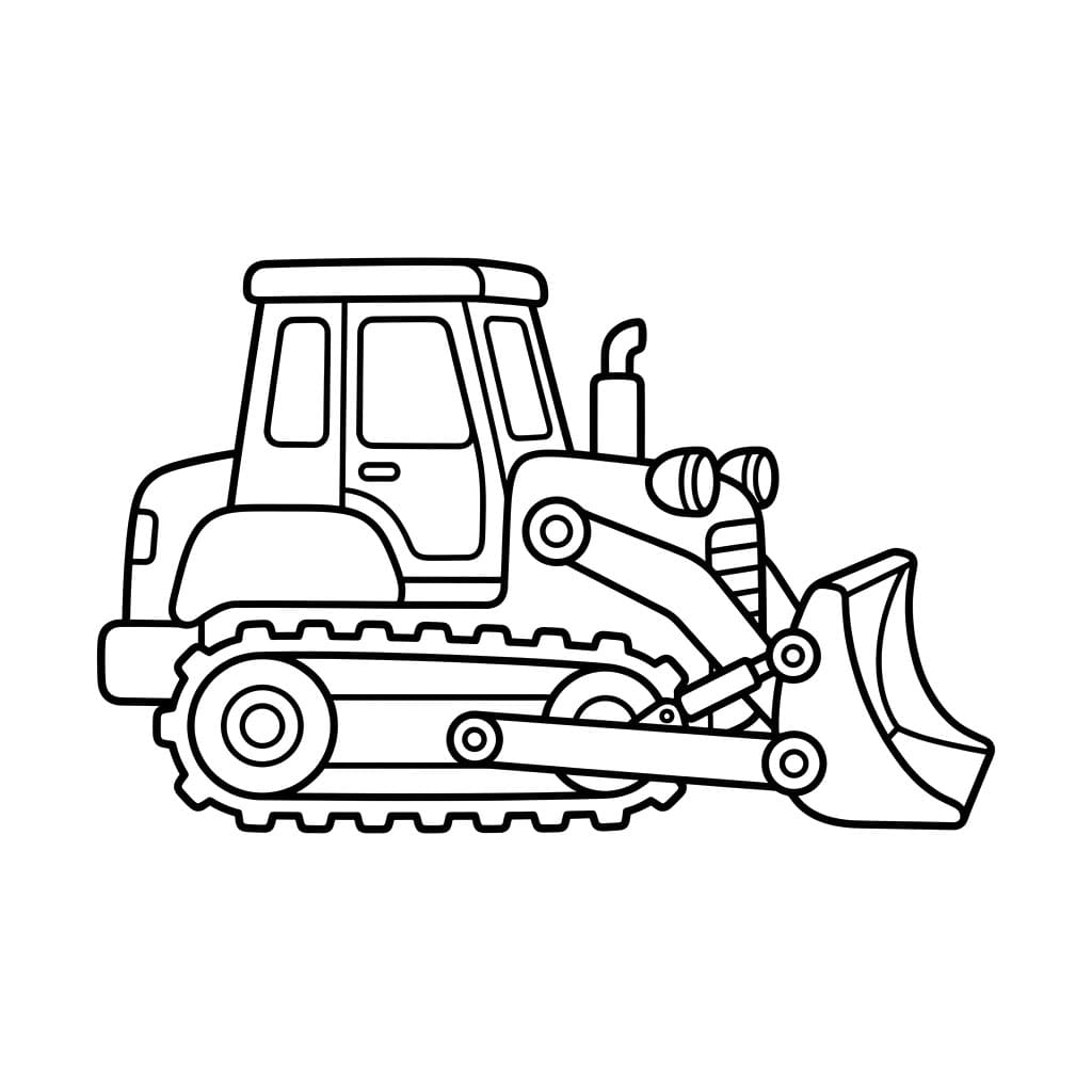 جرافة جانبية تلوين