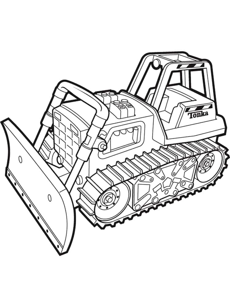 جرافة قابلة للطباعة تلوين