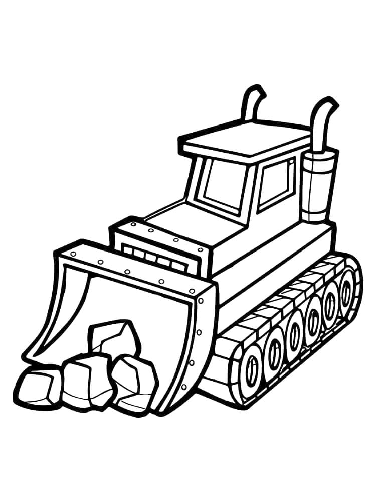 جرافة مذهلة تلوين