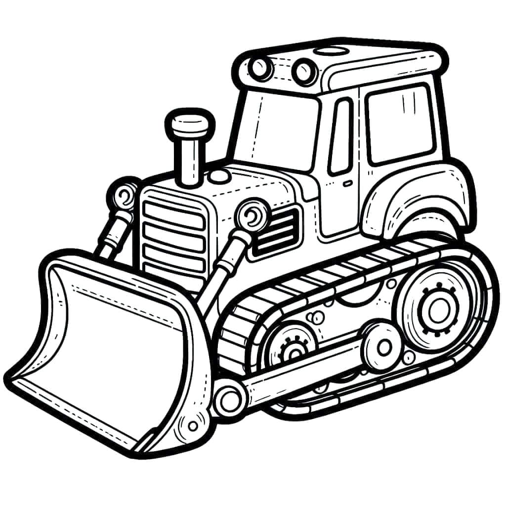 جرافة الطباعة تلوين