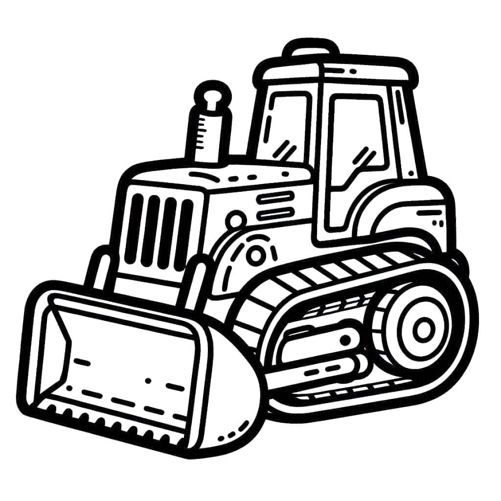 جرافة رائعة تلوين