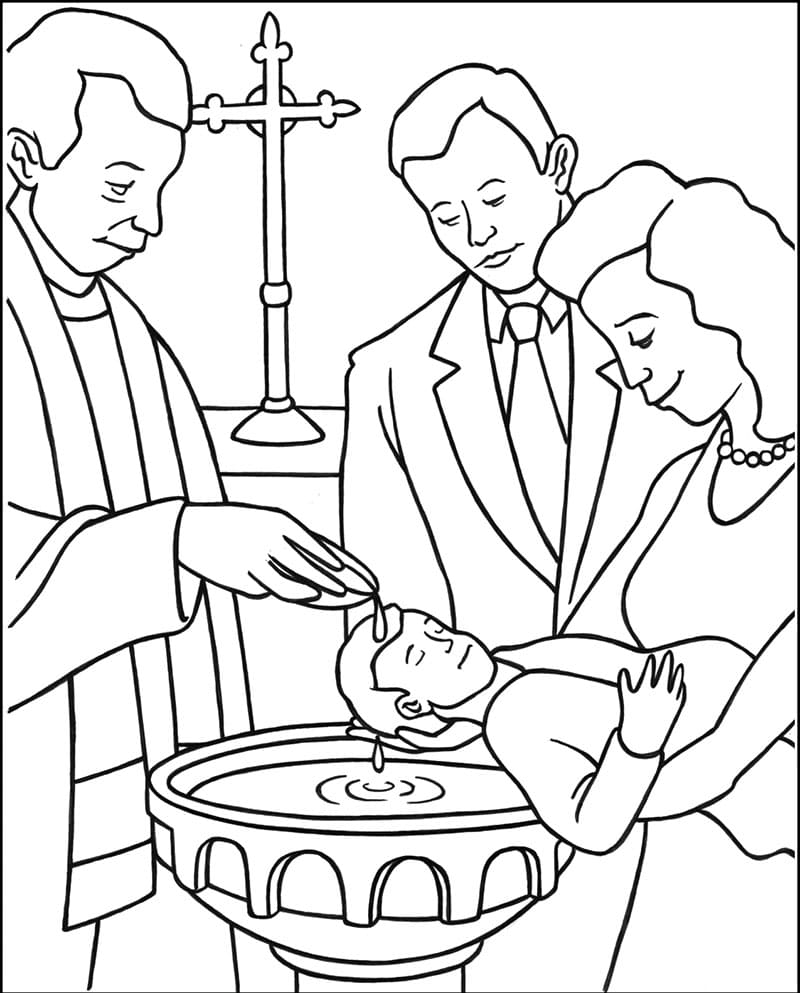 معمودية الحب الروحية تلوين