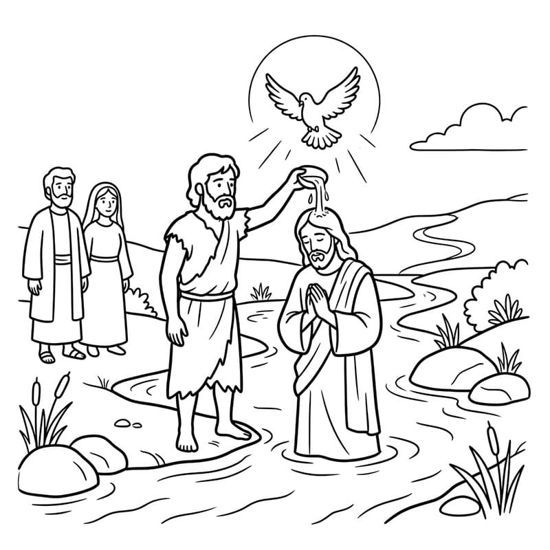 معمودية الروح القدس تلوين