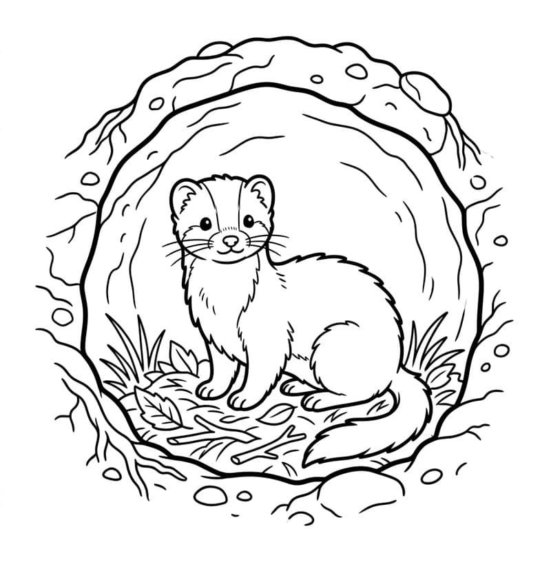 مارتن في المنزل تلوين