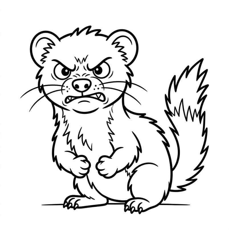 مارتن غاضب تلوين