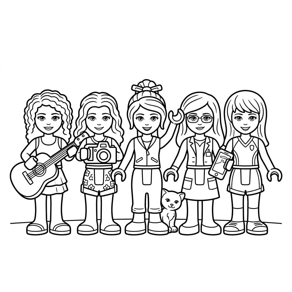 ممتع لأصدقاء ليغو تلوين