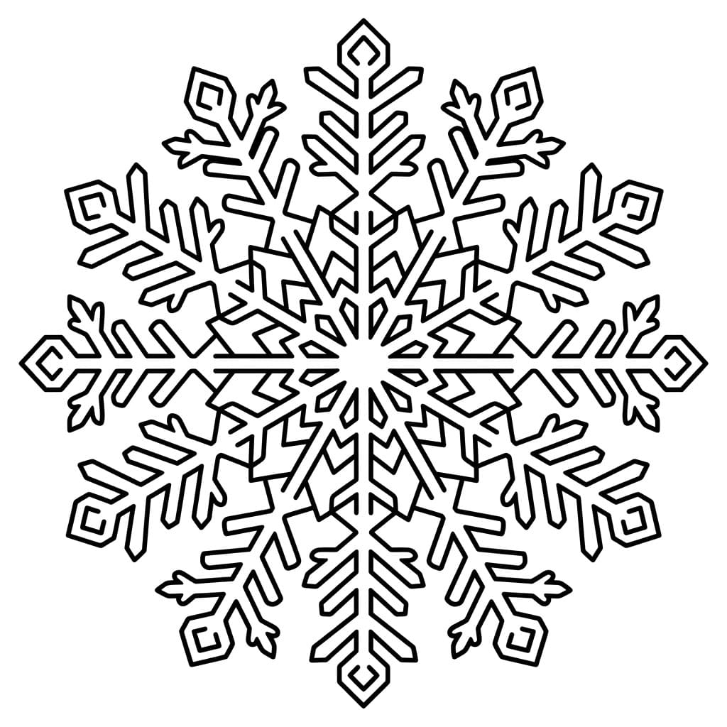 ندفة الثلج تلوين