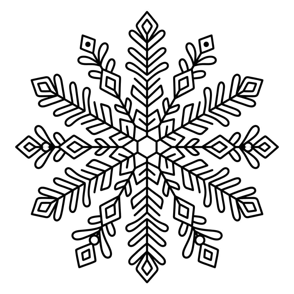 ندفة متوازنة تلوين