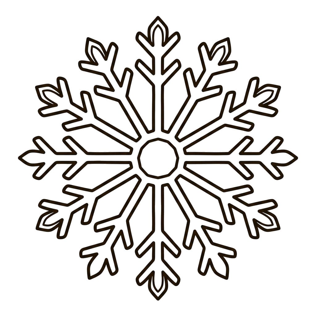 ندفة بسيطة تلوين