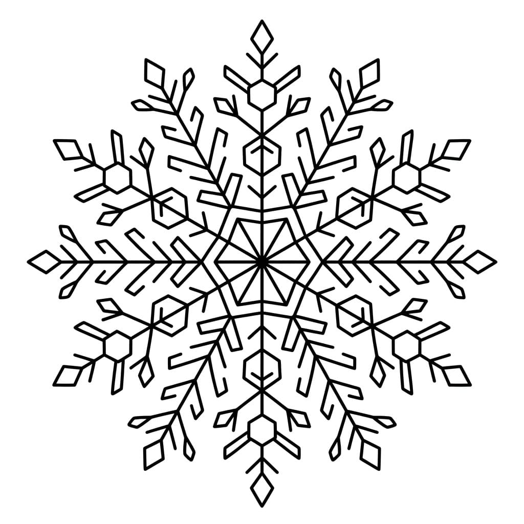 ندفة معقدة تلوين