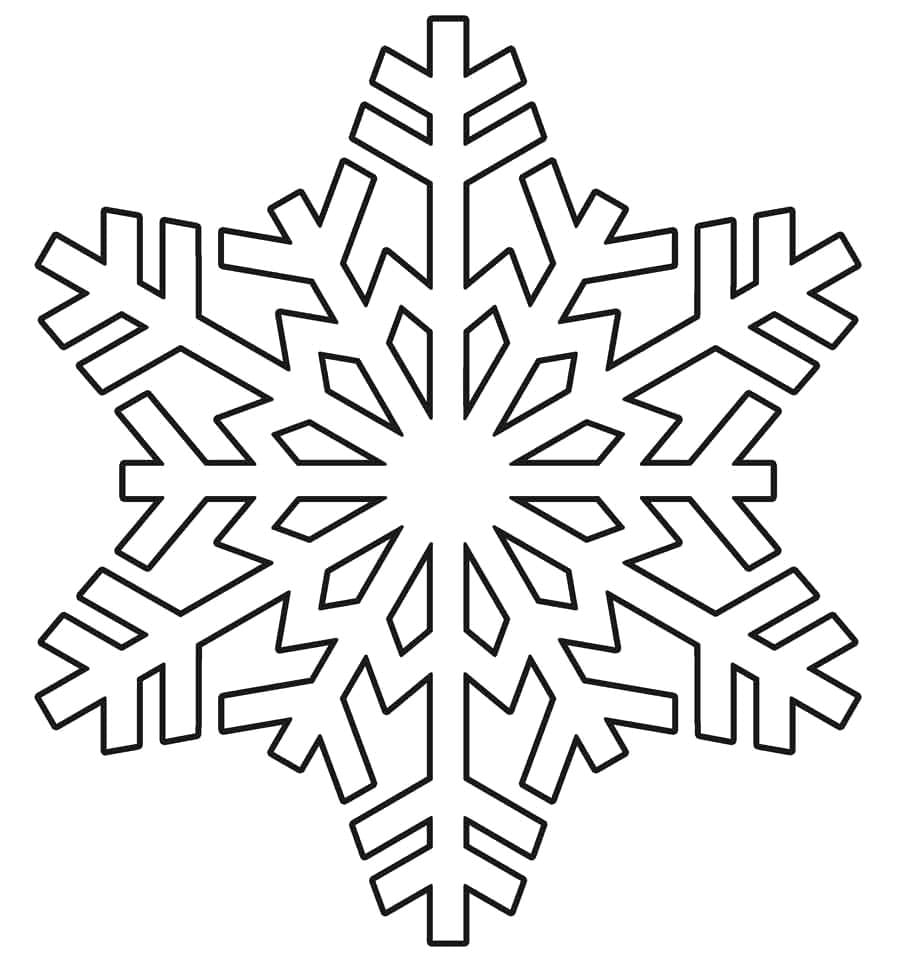 ندفة ثلجية حرة تلوين