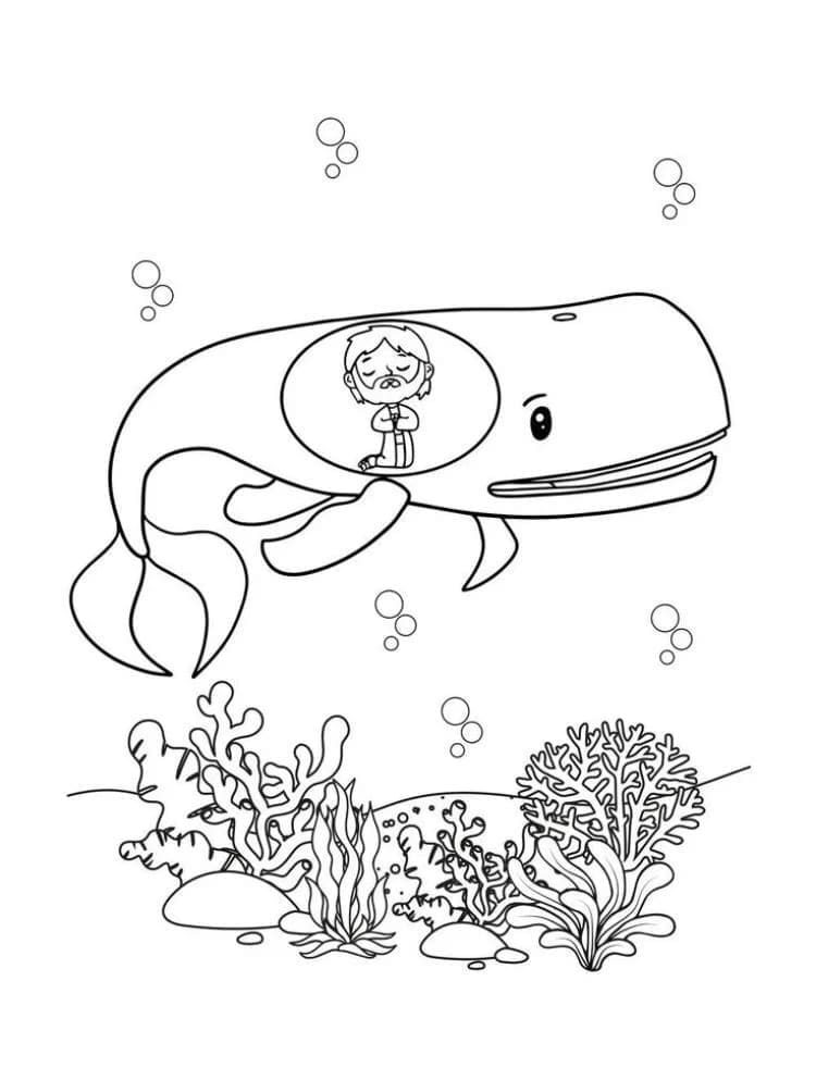 قصة يونان في الكتاب المقدس تلوين