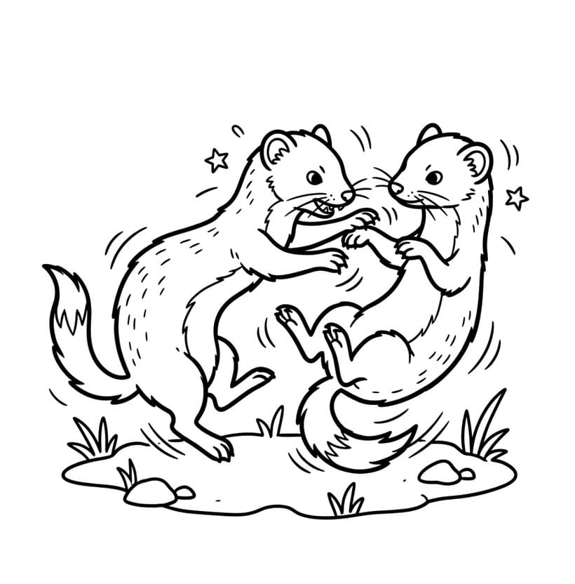 قتال المارتن تلوين