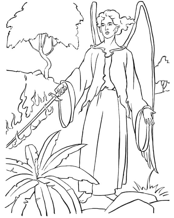 رئيس الملائكة ميخائيل هو الحارس تلوين