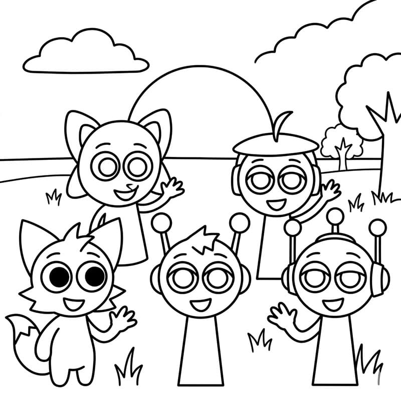 رسم سبرونكي مجاناً تلوين