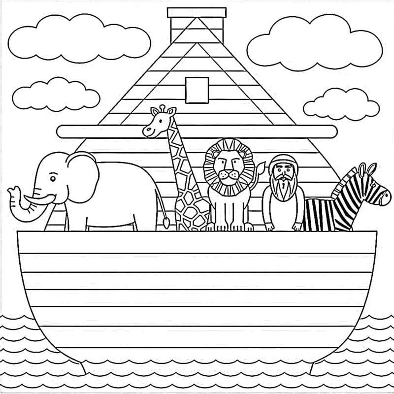 سفينة نوح سهلة تلوين