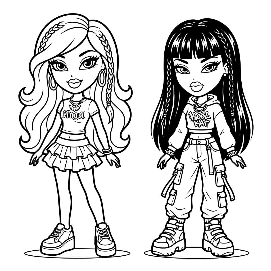 سحر الصديقات تلوين