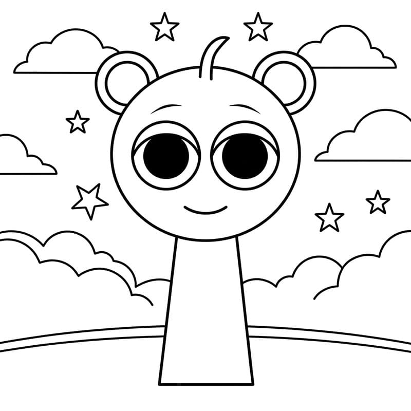 سبرونكي لطيف تلوين