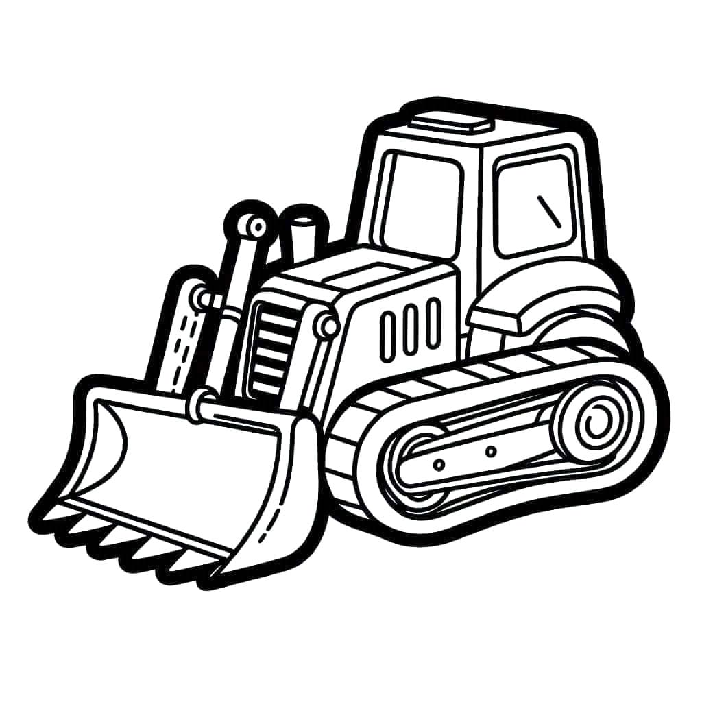 جرافة تلوين