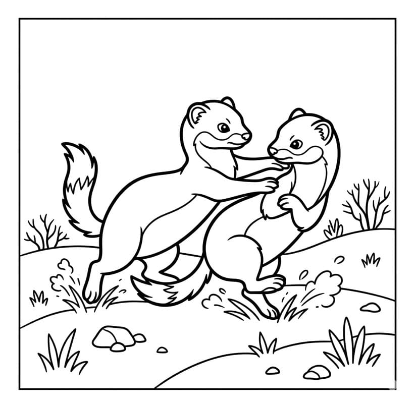 طبعة مارتن القتالية تلوين