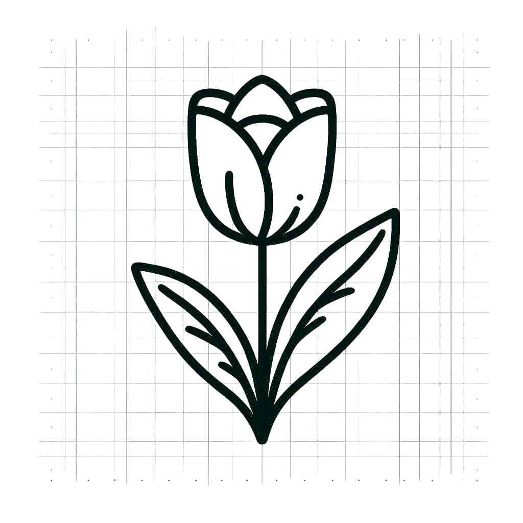 توليب مجاناً للأطفال تلوين