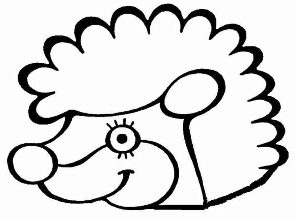 وجه القنفذحر تلوين