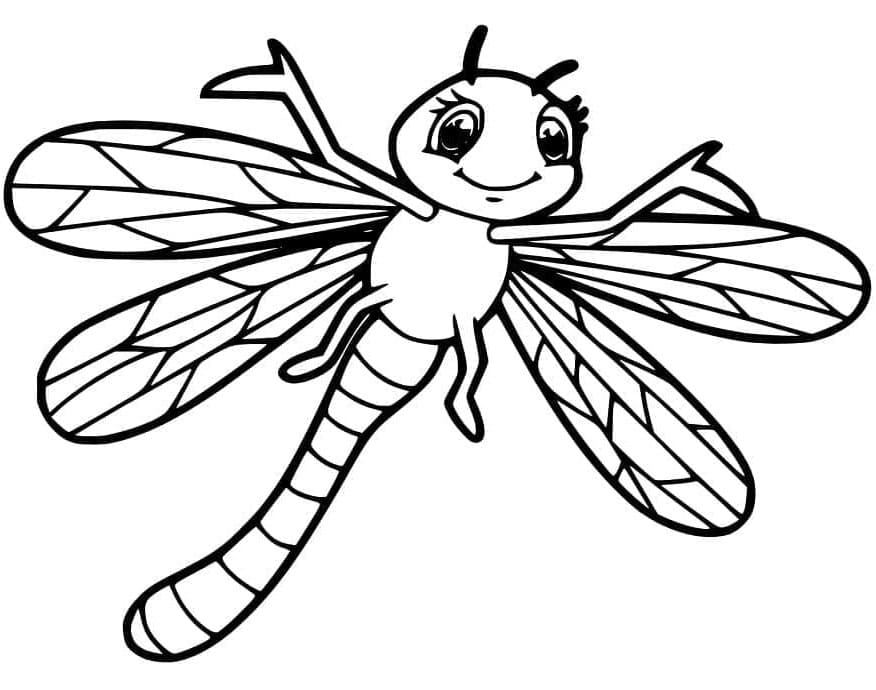 يعسوب ذهبي جميل تلوين