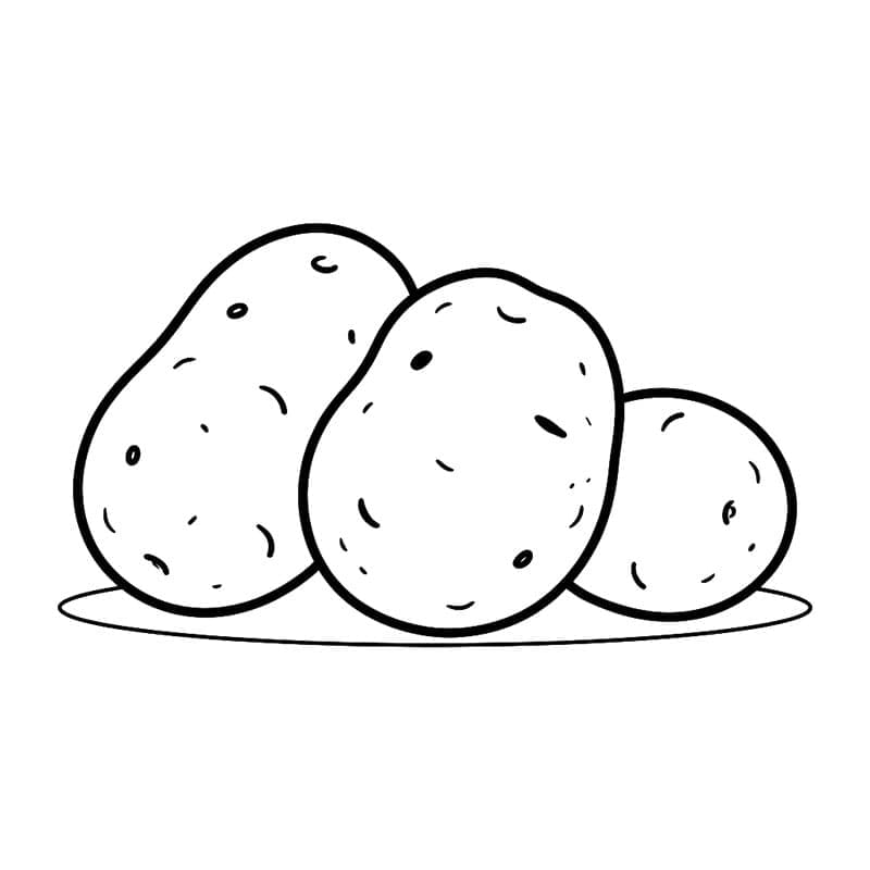 البطاطس تلوين