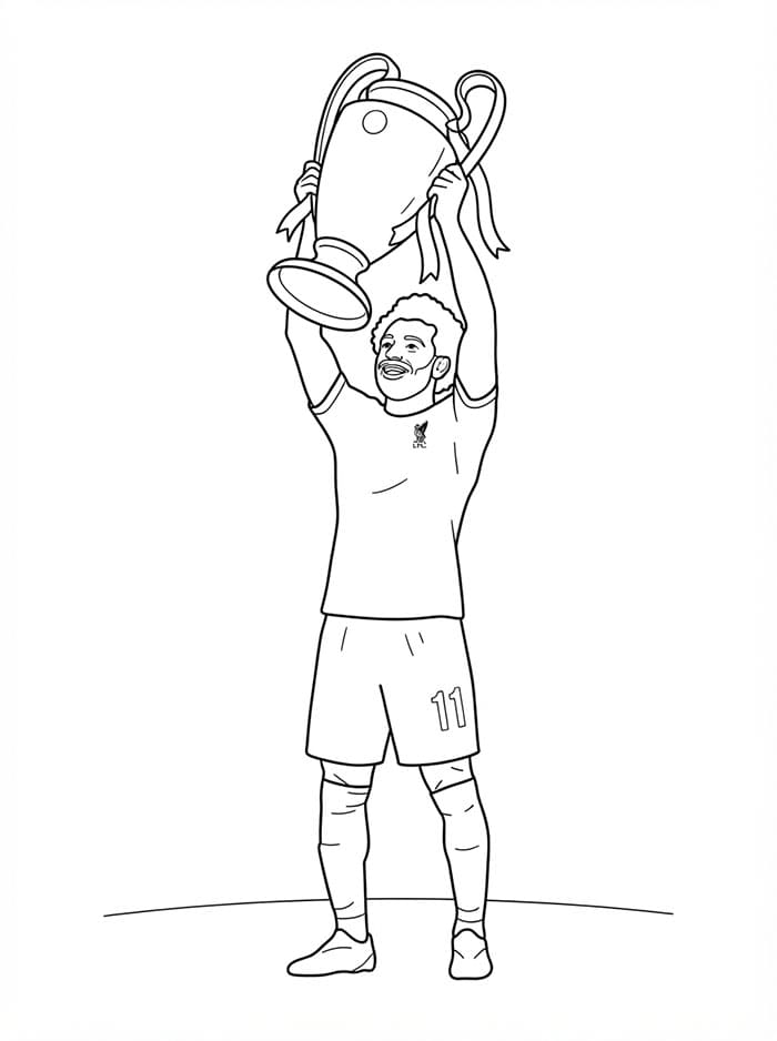 محمد صلاح بطل تلوين