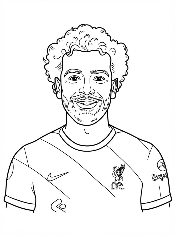 صورة محمد صلاح تلوين