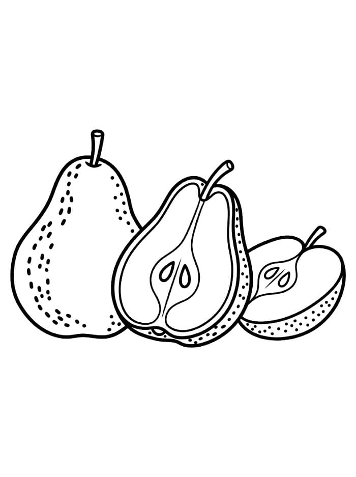 كمثرى عادية تلوين